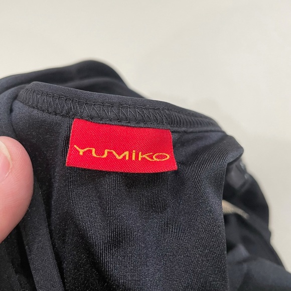 NWT Yumiko Leotard Erica Nylon Black Size Medium or Small or XS - Picture 6 of 13